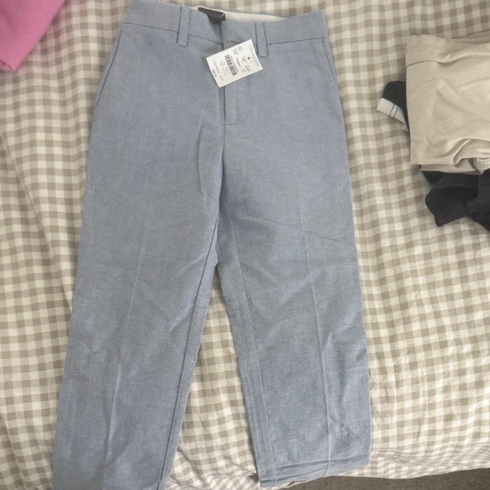 NWT J Crew Boys Light Blue Thompson Dress Pants
